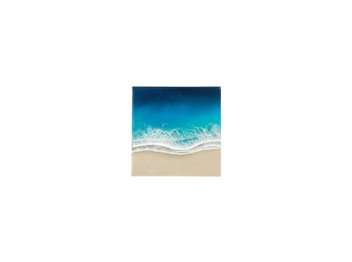 【沖縄・宮古島・当日OK】プロが支える「波」の感動体験！レジンアートコースター作り｜お子様も大人も夢中の波作り体験｜空港5分・雨の日も満喫の画像