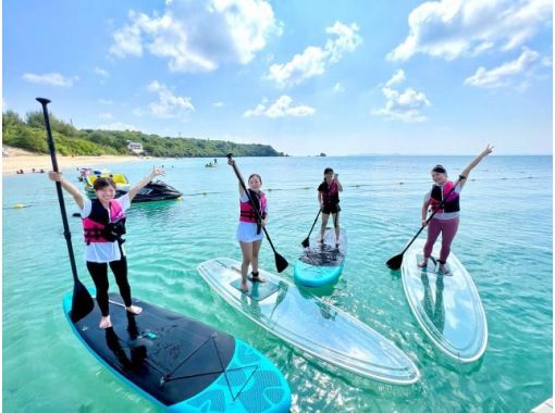 【沖縄・津堅島】クリアサップで広大な海を満喫！透き通る水面を進む癒やしのひとときプラン！の画像