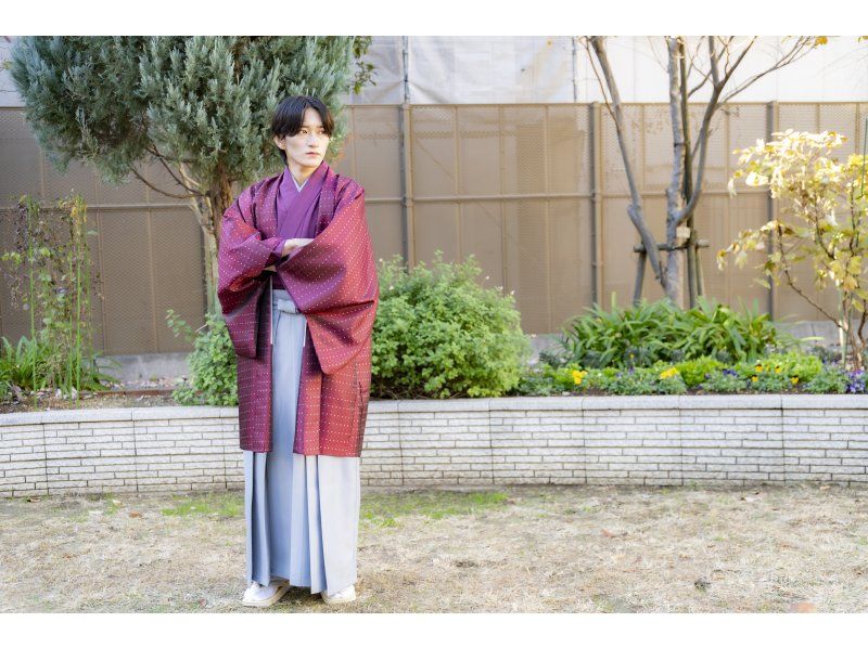 [Tokyo・Asakusa] A slightly stylish men's hakama plan ☆ Recommended for strolls and ceremonies!の紹介画像