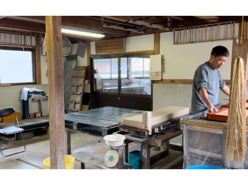 [Nara/Yoshino] Handmade Japanese paper experience in Nara/Yoshino (half-day course)の紹介画像