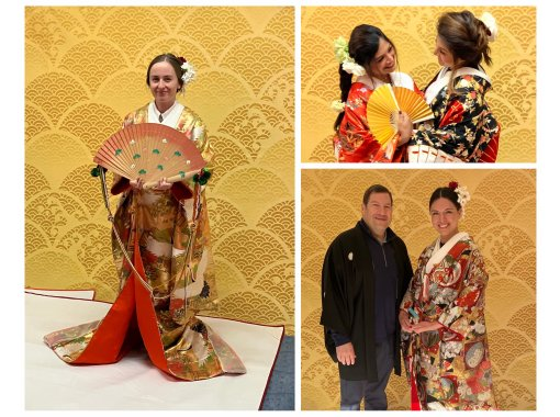 A special kimono experience provided by a long-established costume rental store founded 103 years ago ~A special plan to experience wearing a kimono (uchikake) that has been worn at important times in life~の画像