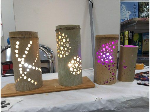 [Tottori / Yurihama Town] It can be done in about 30 minutes! Bamboo lantern making experienceの画像