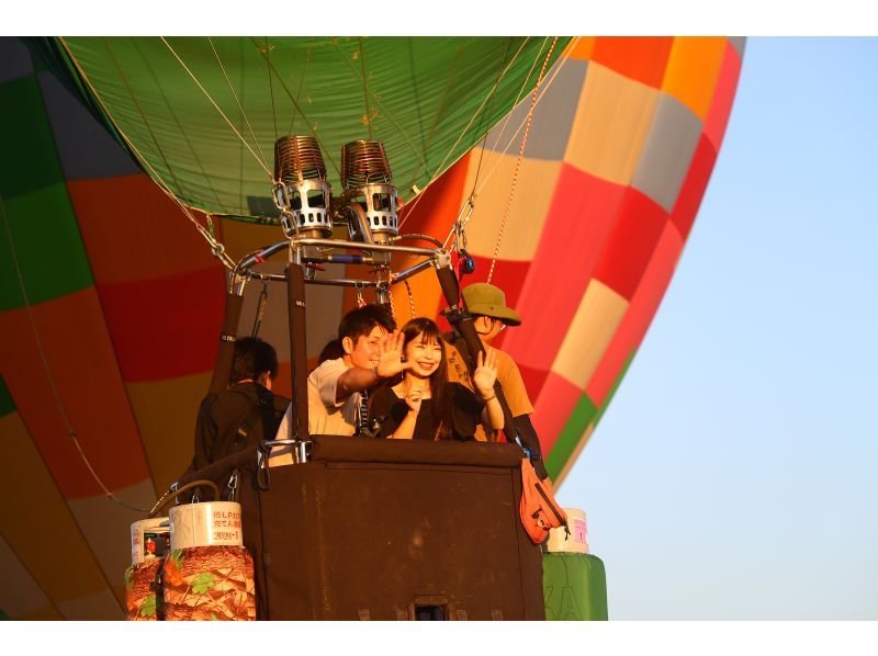 [Tochigi, Watarase] ◇Private◇Special hot air balloon flight experience for just the two of youの紹介画像