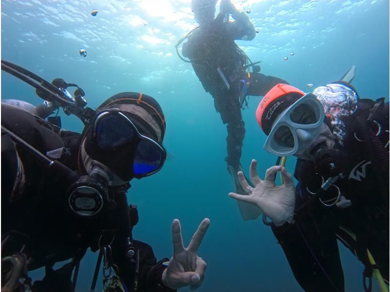[Wakayama, Kushimoto, Fun Diving] Refresher diving 1 beach diving + 1 boat diving Rental equipment included Beginners and blank divers welcomeの紹介画像