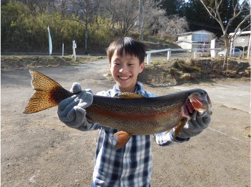 [Miyagi, Shiroishi/Zao] Fishing Pond Cafe Clover "Barbecue Plan"の紹介画像