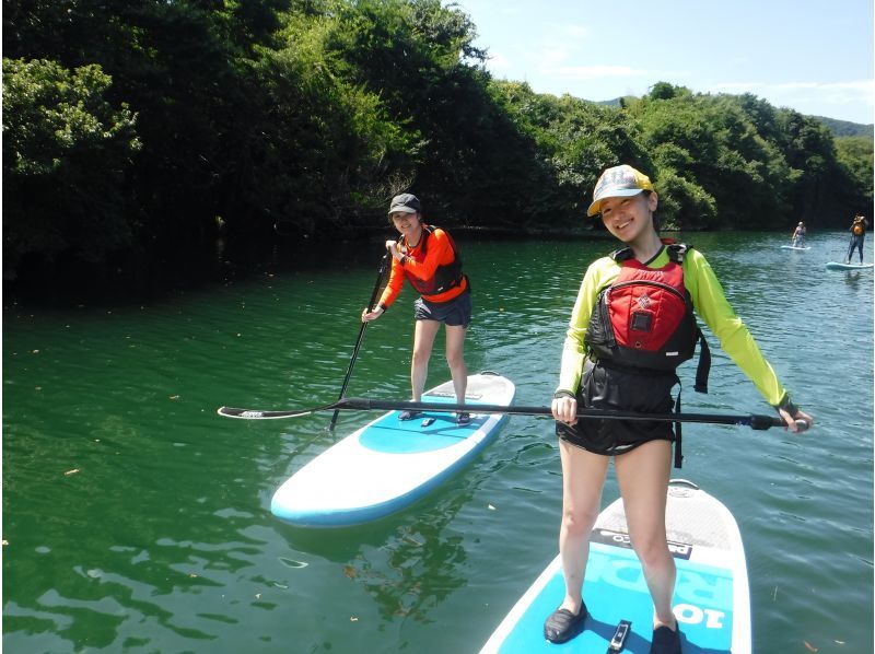 【北海道・SUP体験】透明度の高い支笏湖の湖面をクルージング！SUP体験（半日コース）の画像