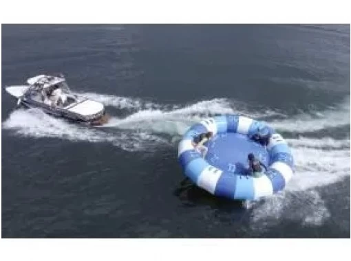 [Yamanashi, Lake Yamanaka] Hurricane Boat, a motorboat pulled around Lake Yamanaka by everyoneの画像