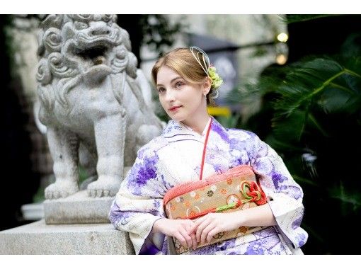 【 Osaka / Shinsaibashi】Kimono photo in Shinto shrinesの画像