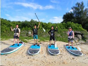 【沖縄・恩納村/真栄田岬近辺】春休み卒業旅行応援！！一足早い春の沖縄の海で完全貸切りのサップツアー・専門ガイドによるレクチャーで安心サポート