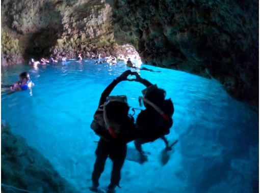 [Okinawa, Onna Village] Blue Cave, Private, Beach Entry, Snorkeling, Free Photos and Videos! ・About 2 hours, 3 times a day, English OK!!の画像