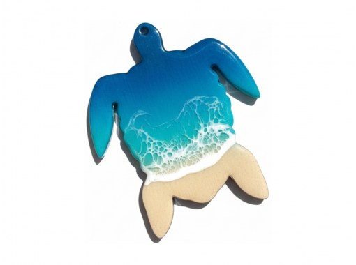 【沖縄・宮古島】小さいウミガメプラン！宮古島最大のレジンアート工房がオープン！空港から車で5分！プロの講師がサポートします。の画像