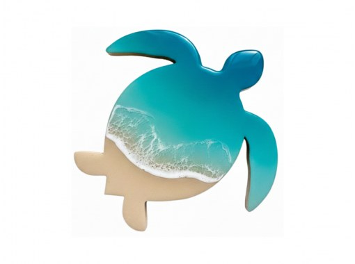 【沖縄・宮古島】ウミガメ（大）プラン！宮古島最大のレジンアート工房がオープン！空港から車で5分！プロの講師がサポートします。の画像