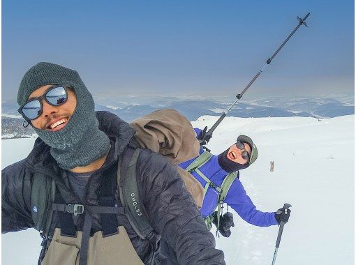 [ฮอกไกโด, ฟุราโนะ] ยินดีต้อนรับผู้เริ่มต้น! สัมผัสความงามอันซ่อนเร้นของภูเขาไดเซ็ตสึที่สามารถไปสัมผัสได้ด้วยการเดินป่าบนหิมะเท่านั้น และผ่อนคลายในบ่อน้ำพุร้อนの画像