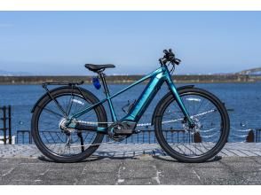 【滋賀・大津】「E-bike（電動クロスバイク）のレンタサイクル」日本一の湖、琵琶湖畔をサイクリング！