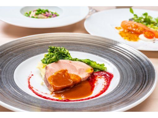 ★4/1～【神戸】12:30出航ランチクルーズ「サンシャインコース」旬野菜・魚＋肉のＷメイン・デザートなど全5品！特別な空間で贅沢フレンチをの画像