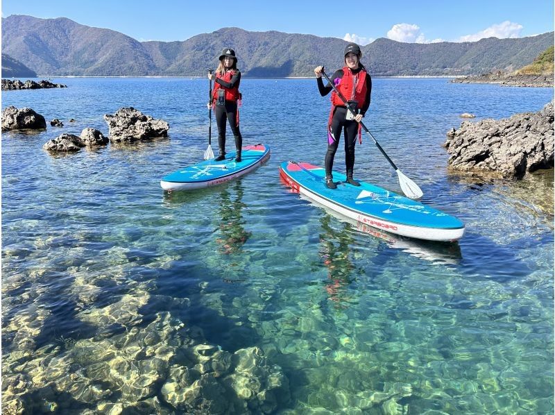 【北海道・SUP体験】透明度の高い支笏湖の湖面をクルージング！SUP体験（半日コース）の画像