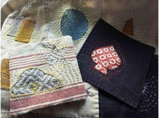 [Tokyo, Ogikubo] Sashiko visible mending / darning / embroideryの画像