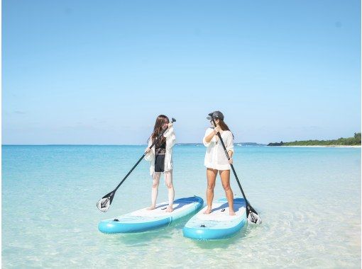 [Miyakojima/Pickup available] ★Same-day reservations accepted★ [A classic! Beach SUP tour] Free pick-up, photos, and video data!の画像