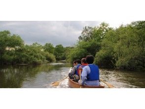 [Hokkaido-Kushiro River Wetlands] Take a canoe or boat while feeling the wind blowing on a broad calm river [long course]の画像