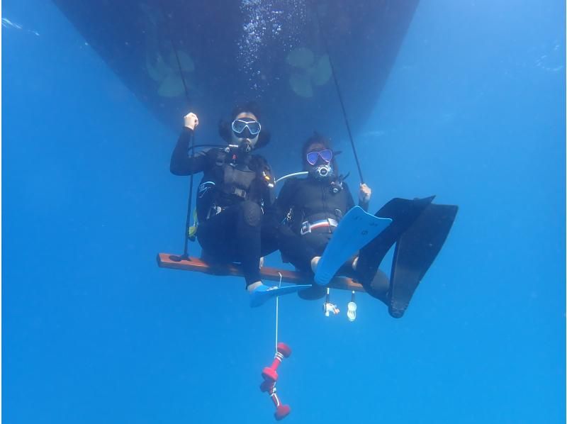 [Arrival day! Underwater swing shooting during trial diving ☆ Free rental camera if you post a review] Full of free menus for screaming and relaxing! Okinawa's popular cake gift included!の紹介画像