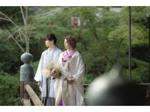 [Kamigamo, Kyoto] Traditional Japanese Bride and Groom Experience Photo Premium Plan