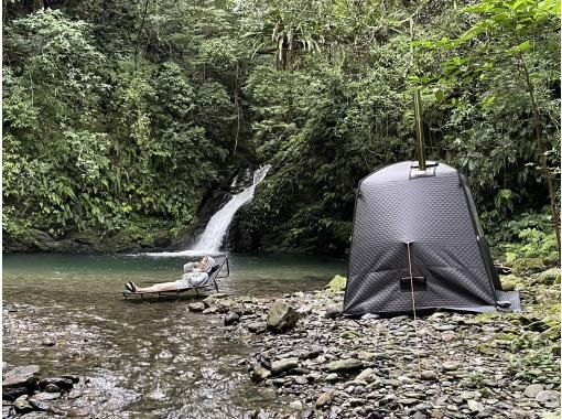 [Amami Oshima] Tent sauna in the Amami blue sea and river (90 minutes) Made in Japan tent sauna Geotherma used *Free photo data will be given to those who post a review*の画像