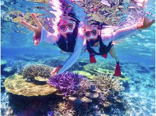 【宮古島】八重干瀬まで最短・池間島出航！ドローン撮影・写真データに自信あり！日本最大級のサンゴ礁で泳ぐヤビジ半日シュノーケル《少人数制》の画像