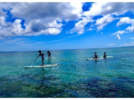 【今帰仁村、古宇利島、美ら海水族館、ジャングリア周辺開催】 完全貸切 SUP & シュノーケリング｜思い出の写真データ無料プレゼントの画像