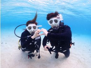 【沖縄・宮古島・ダイビング】【VIP】【温水シャワー付き！】初めての方大歓迎！完全貸切ビーチ体験ダイビング（水中写真付き）