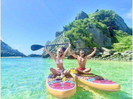 【石垣岛/私人立桨冲浪租赁】在偏远地区享受两人专属的立桨冲浪之旅。包含无人机摄影/包含交通/接受当日预订！の画像
