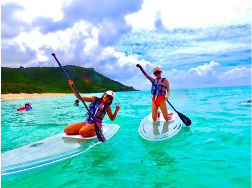 ☆スプリングセール実施中！満足度NO.1☆超欲張りセットプラン！ ウミガメシュノーケル✖クリアサップ体験【沖縄・宮古島】の画像