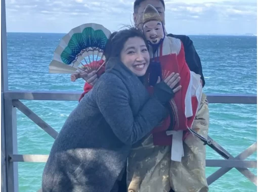 [Hyogo, Minami Awaji] Limited to one group (1-3 people) per day! A one-day course where you can enjoy Awaji Ningyo Joruri, guided by a current member of the troupe! A tour of Ebisu Shrine in a chartered taxiの画像