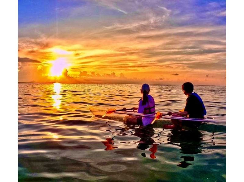 沖縄・今帰仁】サンセットクリアカヤックフォトツアー！ウミガメと