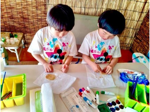 【沖縄・今帰仁】☆★古民家貸し切り・1組限定★☆シーサー絵付け体験☆フクギ並木に囲まれた古民家で世界にひとつだけの可愛いシーサーを作ろう！！の画像