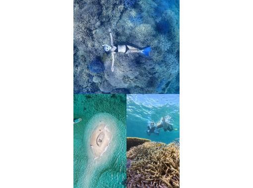 【石垣島•AM8:30•ボート】石垣島から行く鳩間島・西表島or黒島・新城島(パナリ)シュノーケル1日ツアー＜ドローン・GoPro撮影付き〉の画像