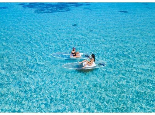《宮古島》【特別価格】☆貸切☆クリアSUP＆ドローン撮影付【写真・動画データ無料】【レンタル無料】OPEN記念ステッカープレゼント☆の画像