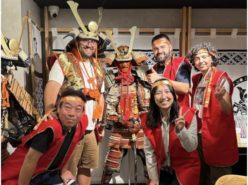 Sushi Entertainment SHOGUN Challenge Course in Asakusa (Free 3-course appetizer) (Free drink/Japanese tea & water)の画像