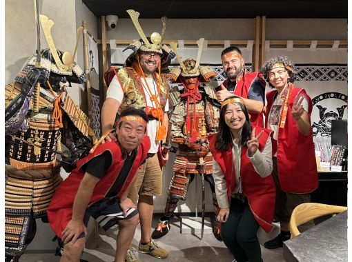 浅草で寿司エンターテイメント　SHOGUN チャレンジコース（３種盛りアペタイザー無料）（ドリンク無料/日本茶＆お水）の画像