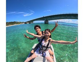 【沖縄・古宇利島】1グループずつ完全貸し切りでのご案内♪最新アクティビティ5種類＆ジェットスキー体験から2種類選んで遊べる定番のターチプラン