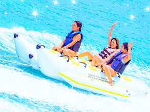 【沖縄・宮古島】宮古ブルーの海で楽しむド定番バナナボート
