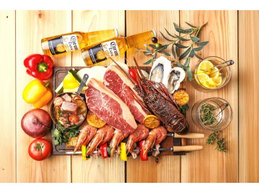 【名古屋】ビアガーデン＆贅沢地中海BBQ！2H飲み放題付きコース～絶景！MIRAIタワーを一望できる最上階テラス～の画像