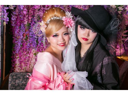 像公主一样可爱的【公主方案】/黑暗神秘的【哥特方案】11,000日元（着装、发型、化妆）※必须选择の画像