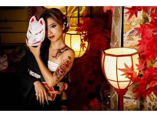 【半骰子★酷】女赌徒计划！套餐价格：7,700日元起（包含着装、发型和化妆以及工作室5分钟的智能手机摄影）の画像