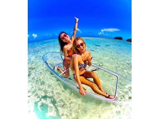 For overseas visitors! Snorkeling & Clear Kayaking [90 minutes] Near Jangria, Churaumi Aquarium, and Kouri Island! Free high-quality underwater photography♪♪の画像