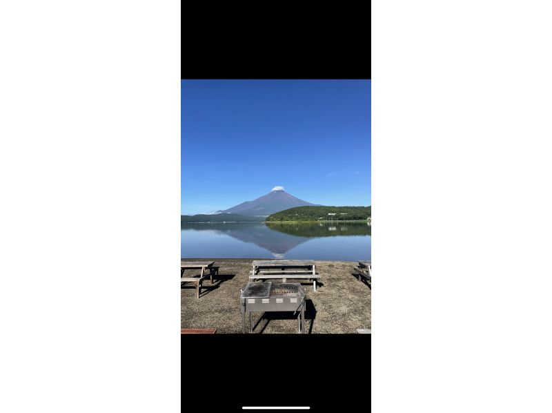 [Yamanashi Prefecture, Lake Yamanaka] SUP and BBQ while looking at Mt. Fuji empty-handedの紹介画像