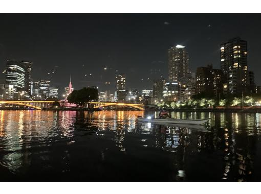 水の都大阪ナイトカヤックツアー万博期間限定プラン　夜景＆Osakaリバーファンタジー光と水のエンターテイメントショー　一組3名様限定の画像