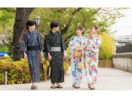 【石川県・金沢】ロケーションフォト撮影付き、浴衣レンタルプラン！1時間50カットのデータ納品！の画像