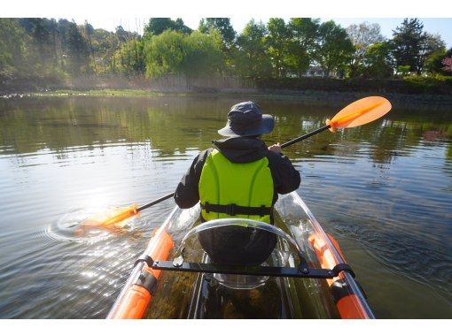 [Yamanashi Prefecture, Lake Kawaguchi] Evening plan Clear kayak experienceの画像