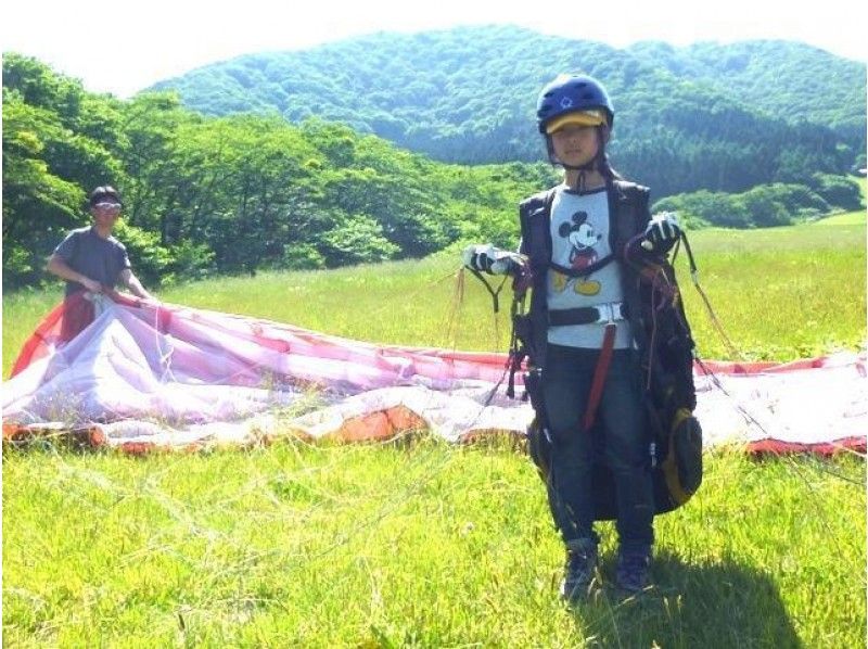 【宮城県・大崎市】自然の景色を1日中満喫するプラン!よくばりパラグライダー体験!(1日)初心者向け