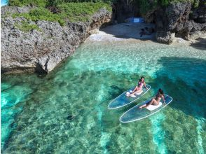 [Miyakojima] No.1 unexplored beach x fully-private clear SUP! Drone aerial photography & photo tour (approx. 2.5 hours)